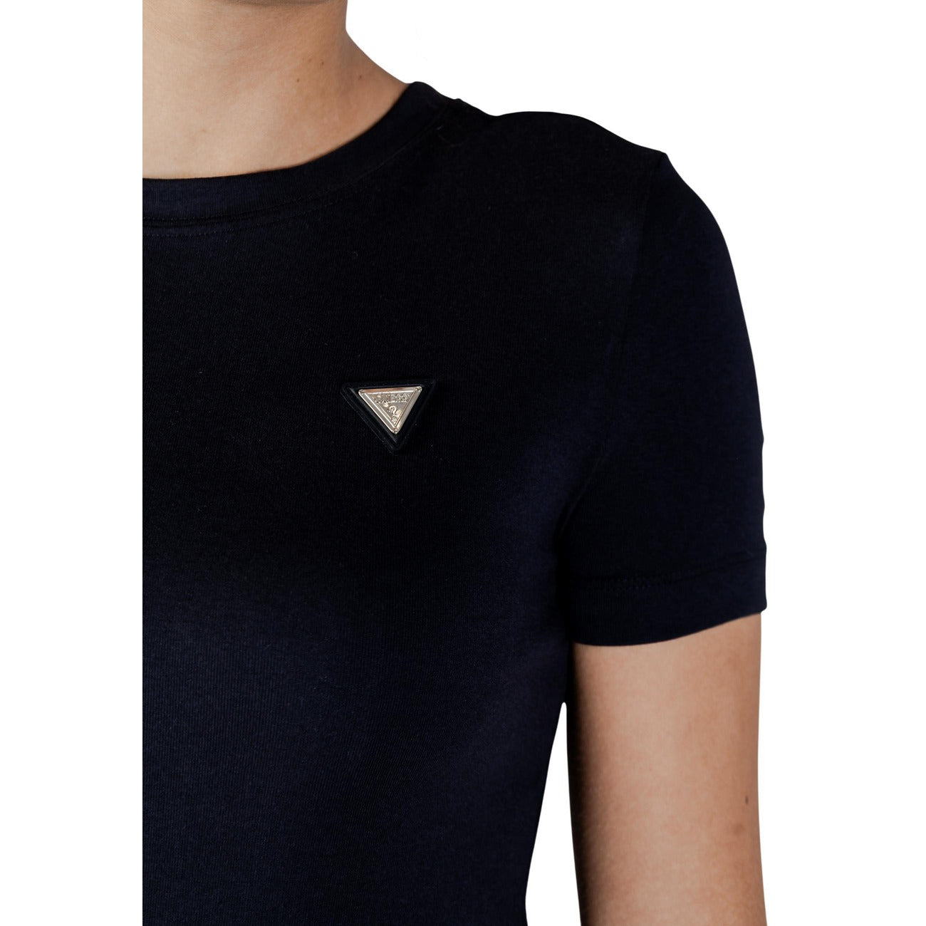 Guess Active Mujer Camisetas Estilo Comodidad Rendimiento Diario En Negro Tejido Suave Duradero