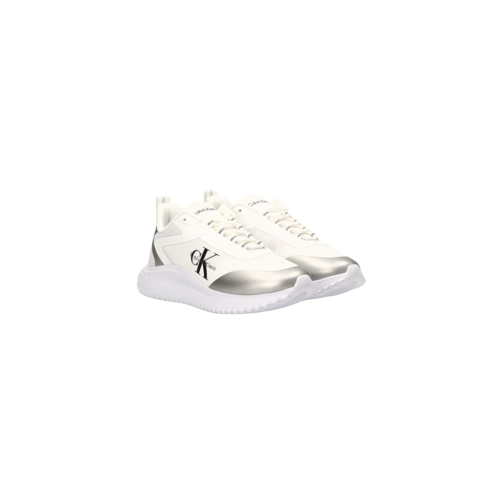 Calvin Klein Jeans Zapatos Mujer Plateados Confort
