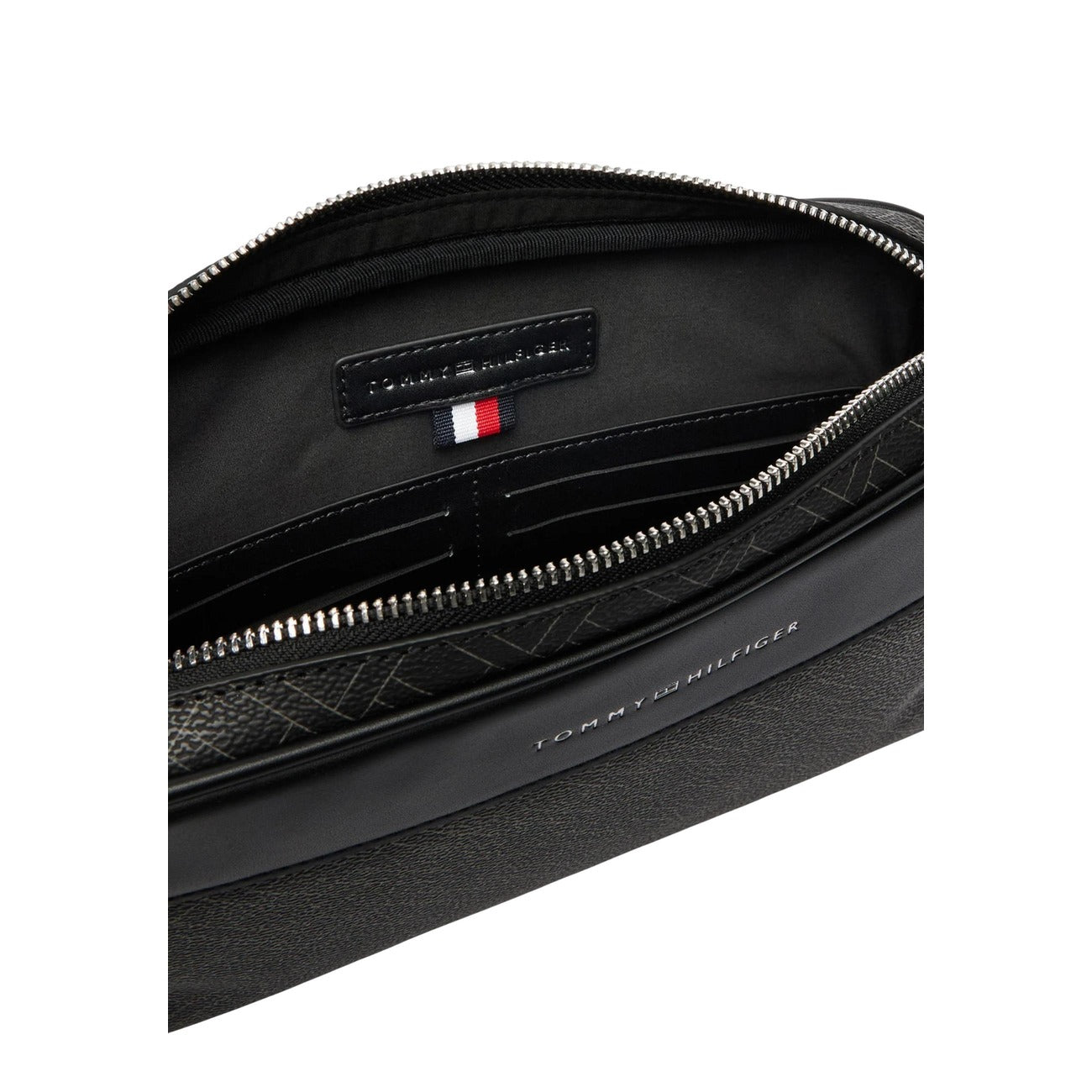 Tommy Hilfiger Bolso De Hombre Con Organización Estilo Actual Y Comodidad Duradera Negro Premium