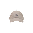 Calvin Klein Sombrero Hombre Beis 100% Algodón Con Hebilla Y Vista Moderna