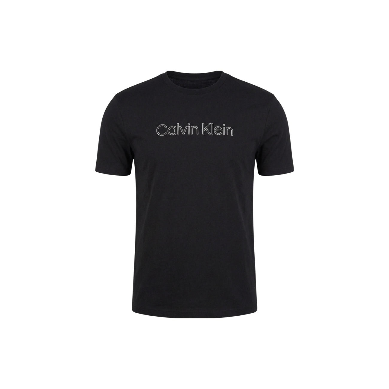 Calvin Klein Camisetas Hombre Cuello Redondo Negra Con Tejido Suave Y Estilo Minimalista