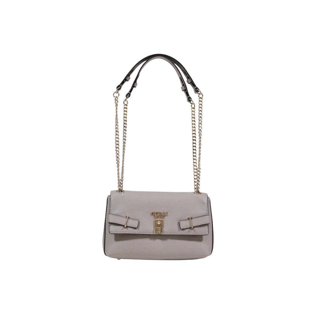 Guess Women's Beige PU Lightweight and Practical Handbag