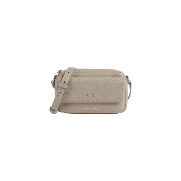 Armani Exchange Mujer Bolsos Beige Con Cremallera Y Bolsillos Interiores Poliéster 18x11x4 Cm