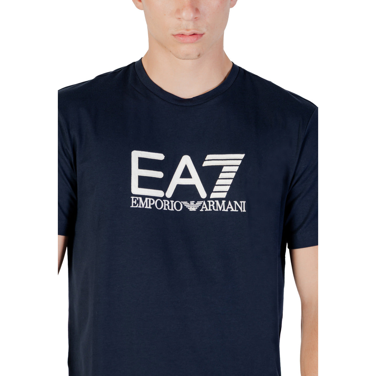 Ea7 Camisetas Manga Corta Cómodas Para Hombre