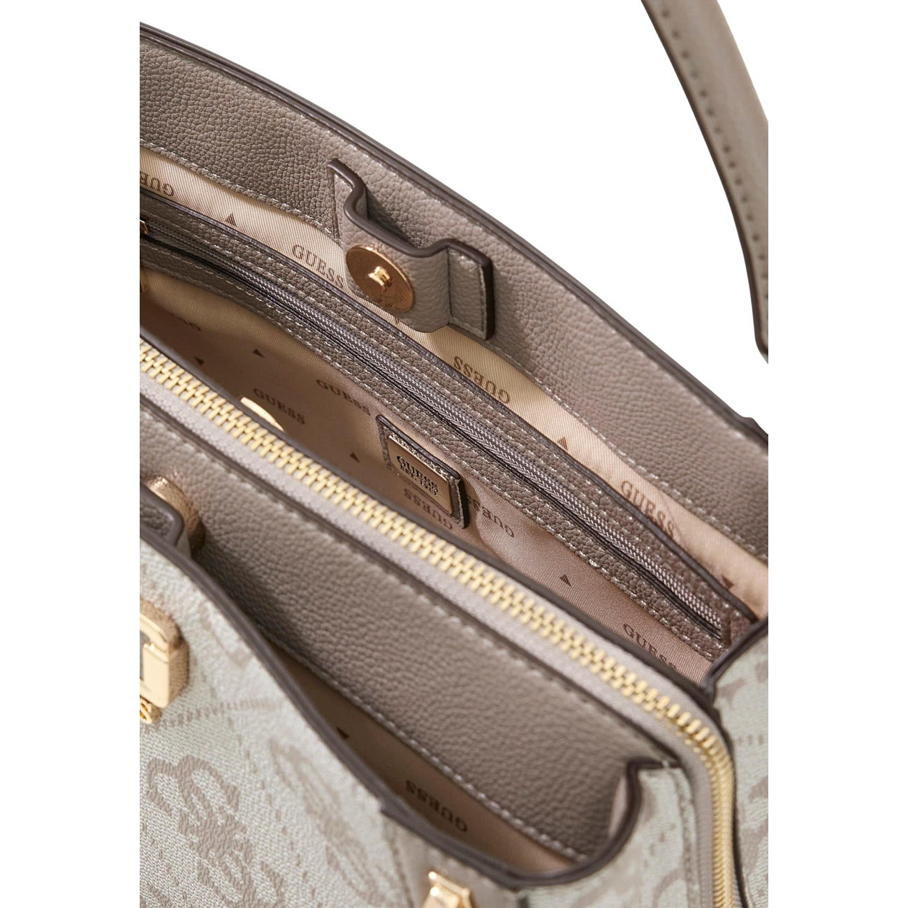 Guess Bolso Mujer Beige Estampado
