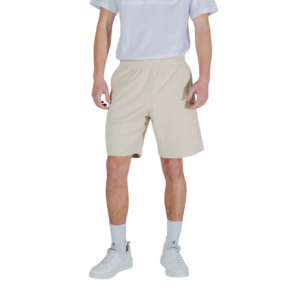 Ea7 Bermudas Hombre Beis Confort Superior
