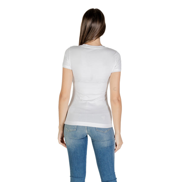 Guess Camisetas Mujer Estampado Algodón Blanco
