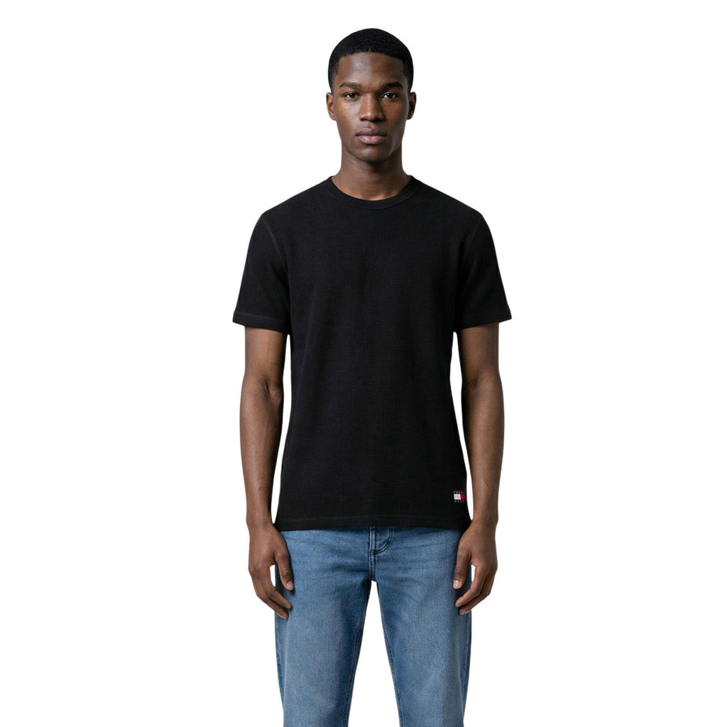 Tommy Hilfiger Jeans T-shirt Homme Bleu Col Rond Confortable