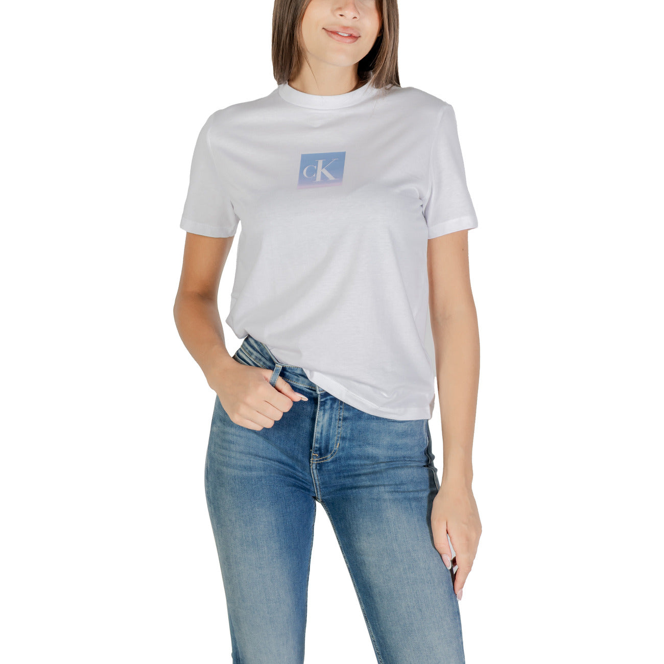 Calvin Klein Jeans Camisetas Mujer Cuello Redondo