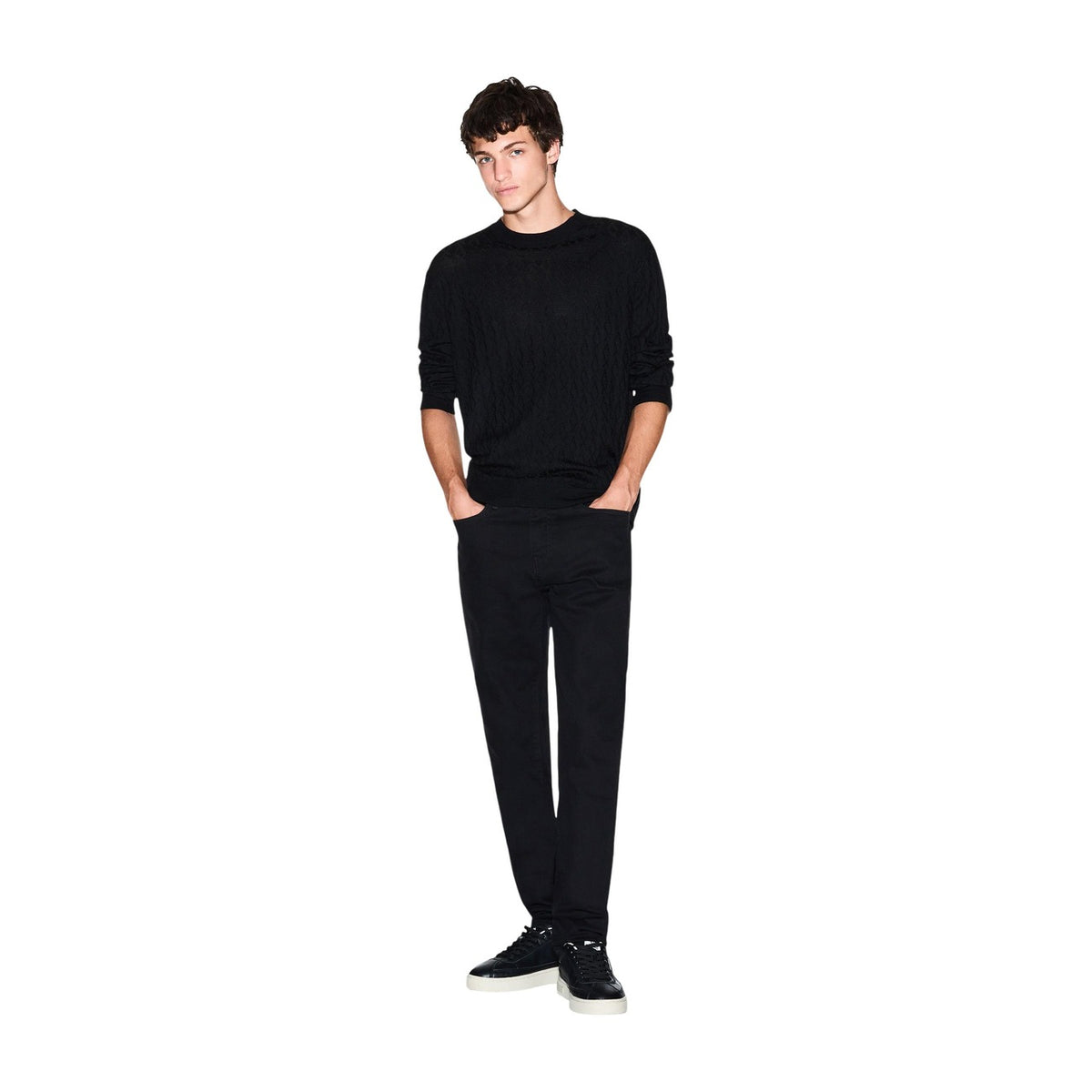 Jersey Armani Exchange Hombre Negro (Ref. 2478258)