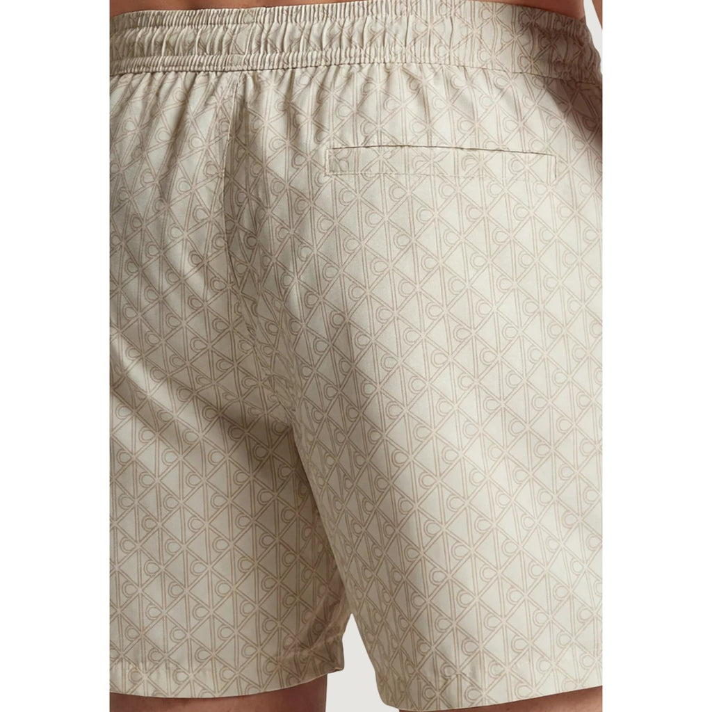 Calvin Klein Jeans Bañadores Hombre Beis Unicolor Cómodo Resistente Playa Piscina