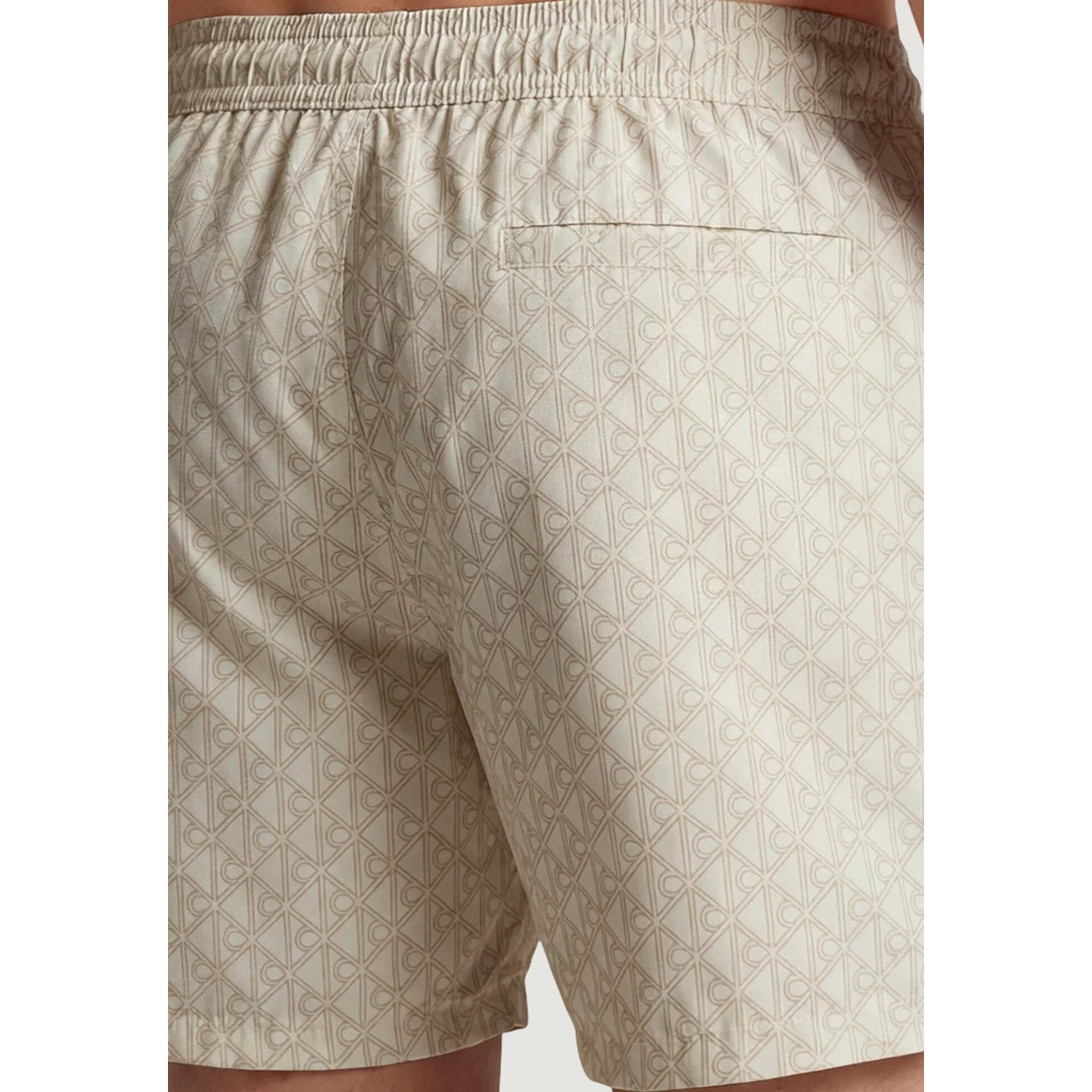 Calvin Klein Jeans Bañadores Hombre Beis Unicolor Cómodo Resistente Playa Piscina