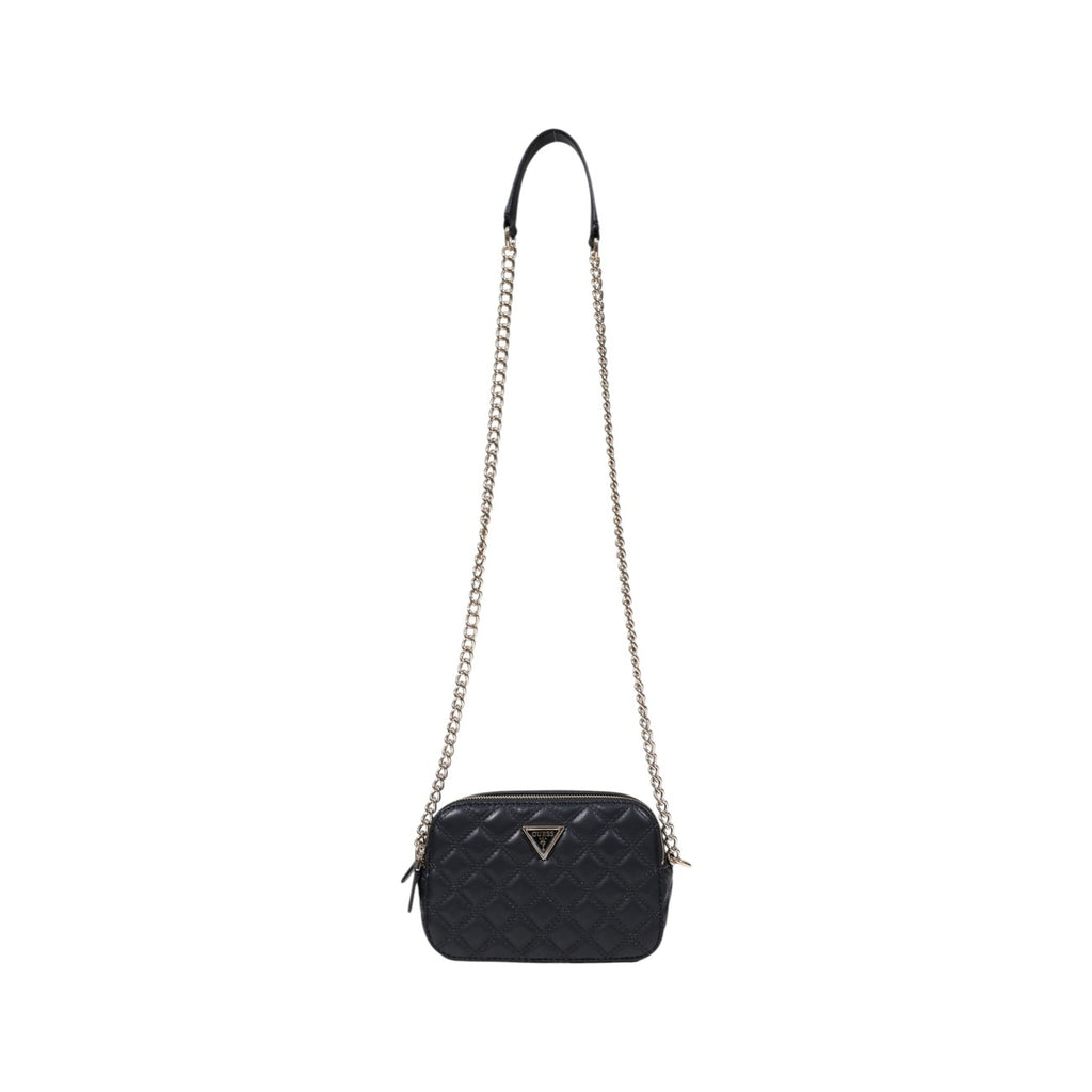 Guess Bolsos Mujer Negro Con Cremallera Y Bolsillos Interiores Para Uso Diario PU