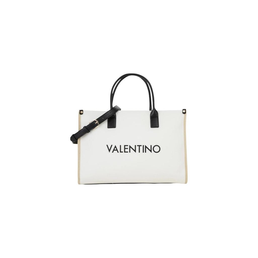 Valentino Bags Bolso Mujer Beige Neutro PU Tacto Suave Ideal Para Looks Diarios Y Eventos