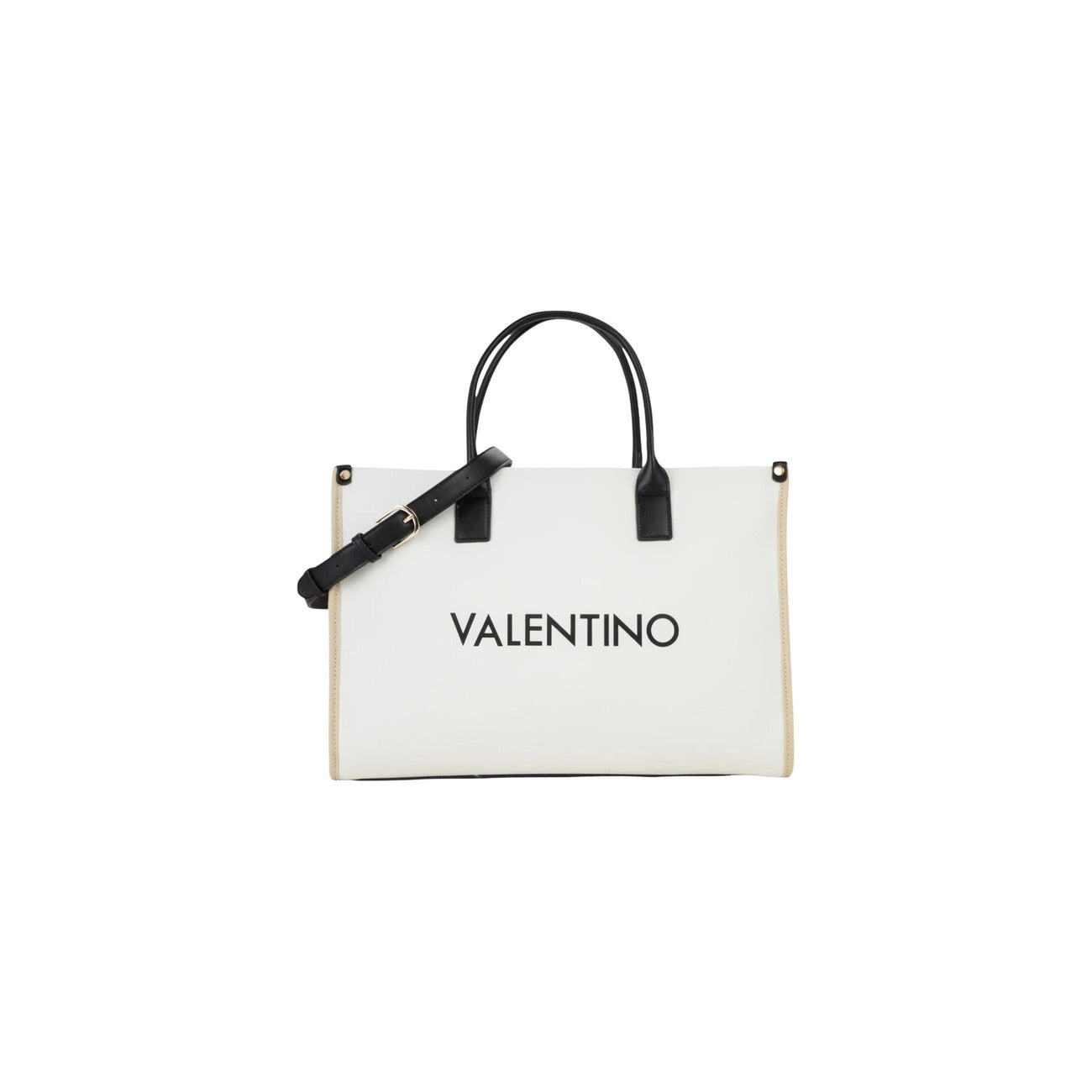 Valentino Bags Bolso Mujer Beige Neutro PU Tacto Suave Ideal Para Looks Diarios Y Eventos