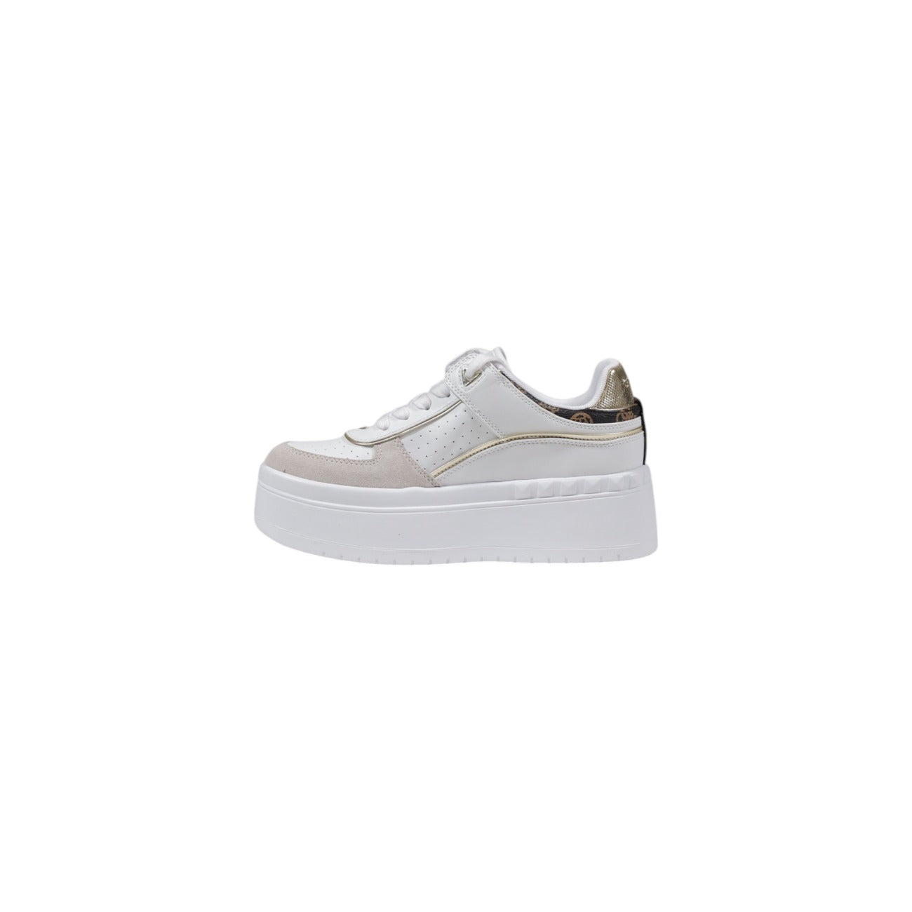 Guess Mujer Sneakers Con Plataforma Integrada Blanco Y Estilo Versátil Perfecto Verano