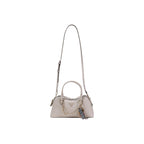 Guess Bolso Davina Beige Con Cremallera Mujer