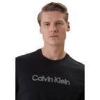 Calvin Klein Camisetas Hombre Cuello Redondo Negra Con Tejido Suave Y Estilo Minimalista