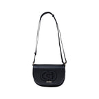 Guess Bolso Bandolera Mujer Negro Con Cierre Botón