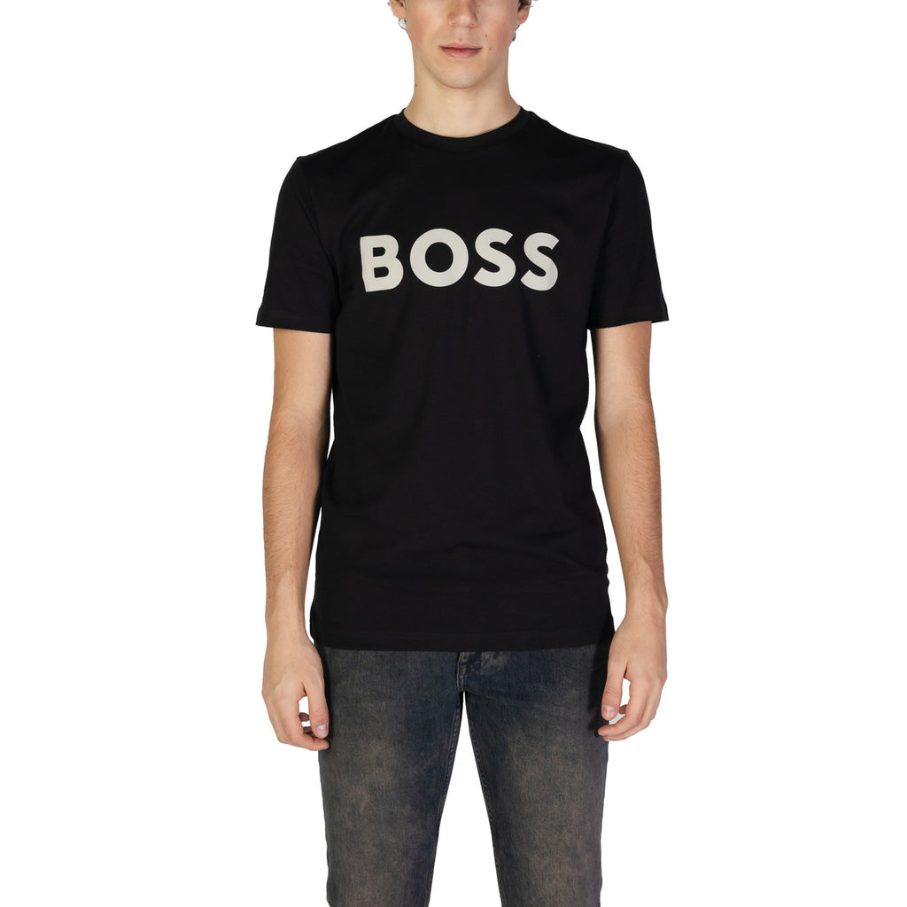 Boss T-shirt Homme Rose Confort Supérieur Style Urbain Look Polyvalent Pour Tenues Décontractées Et Semi-Formelles