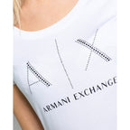 Armani Exchange Camisetas Mujer Blanco Confort