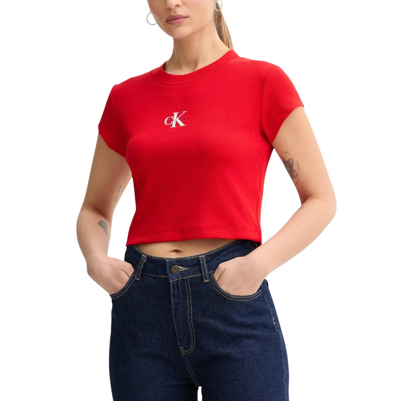 Calvin Klein Jeans Camiseta Mujer Versátil