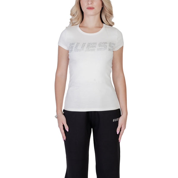 Guess Camisetas Mujer Algodón Suave Cuello Redondo