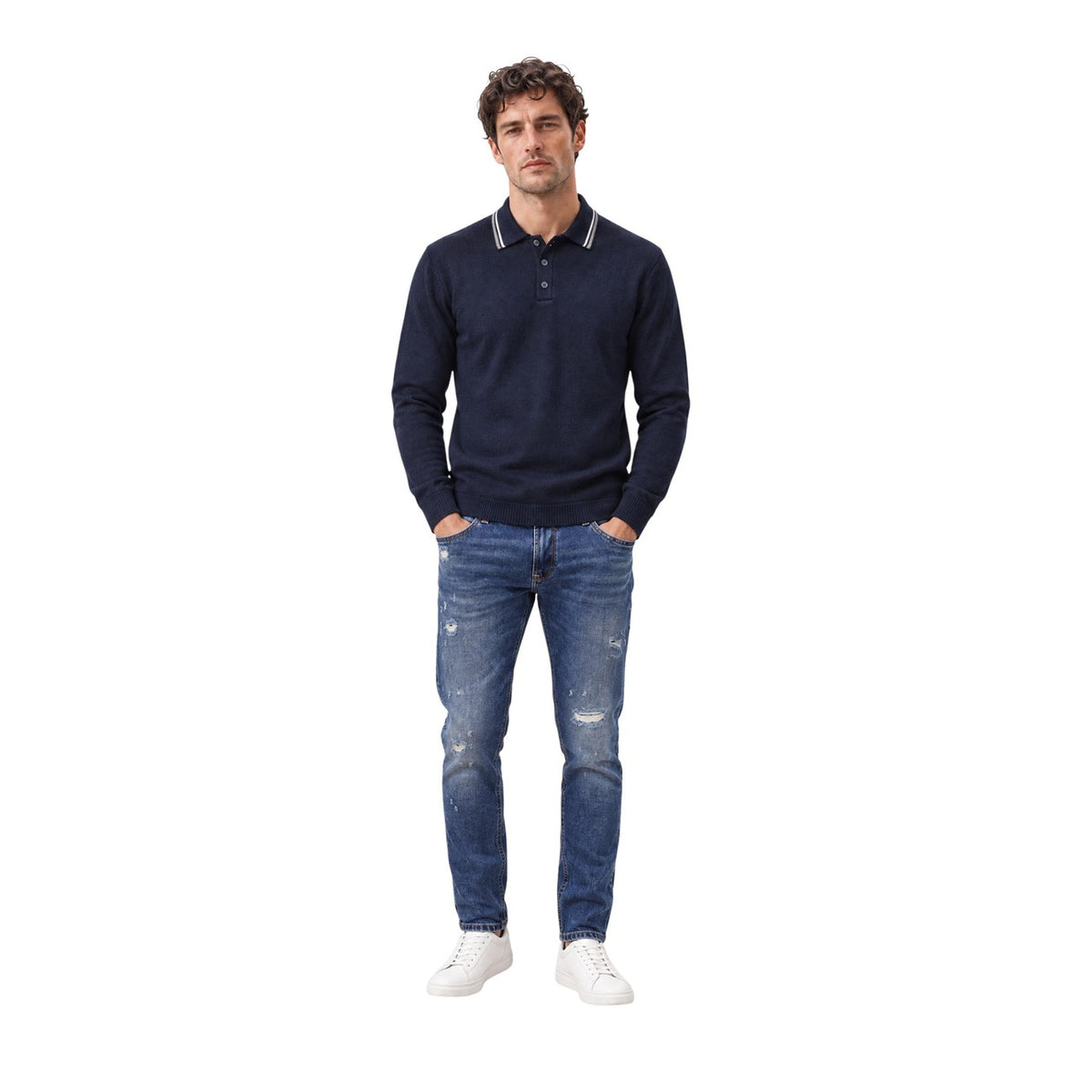 Jersey Armani Exchange Hombre Azul (Ref. 2478163)