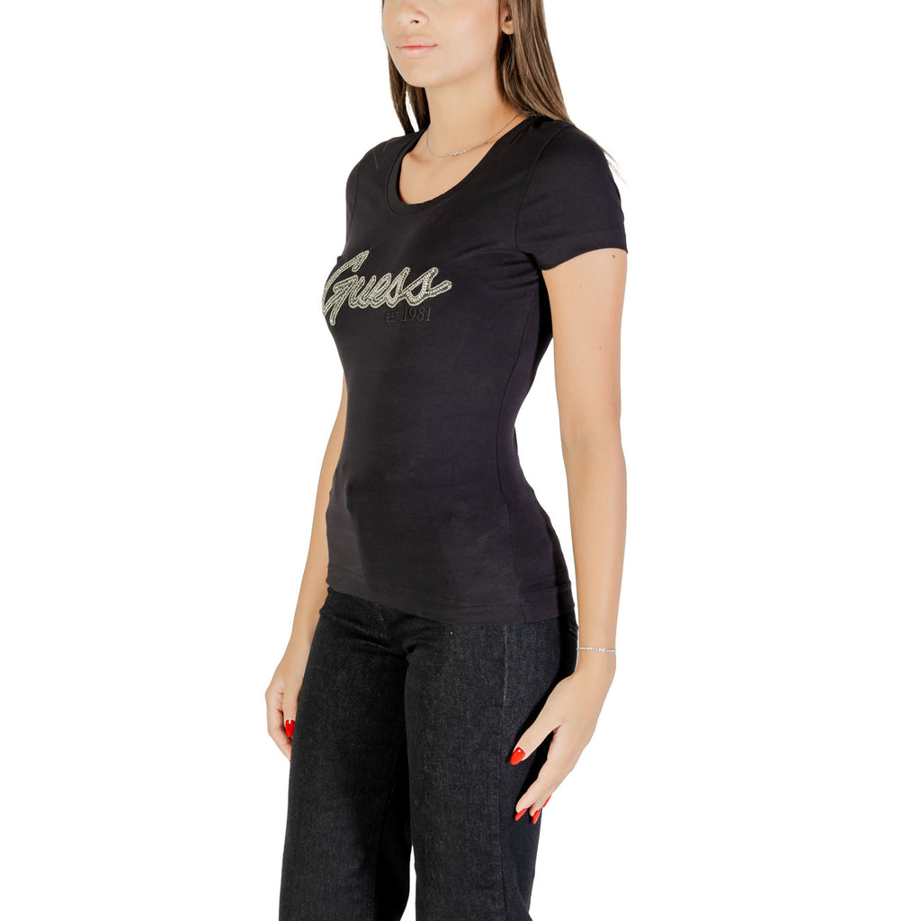Guess Camisetas Mujer Con Strass Estampadas