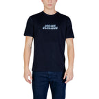 Armani Exchange T-shirts Homme 100% Coton Respirant Imprimé Subtil et Doux