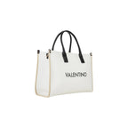 Valentino Bags Bolso Mujer Beige Neutro PU Tacto Suave Ideal Para Looks Diarios Y Eventos