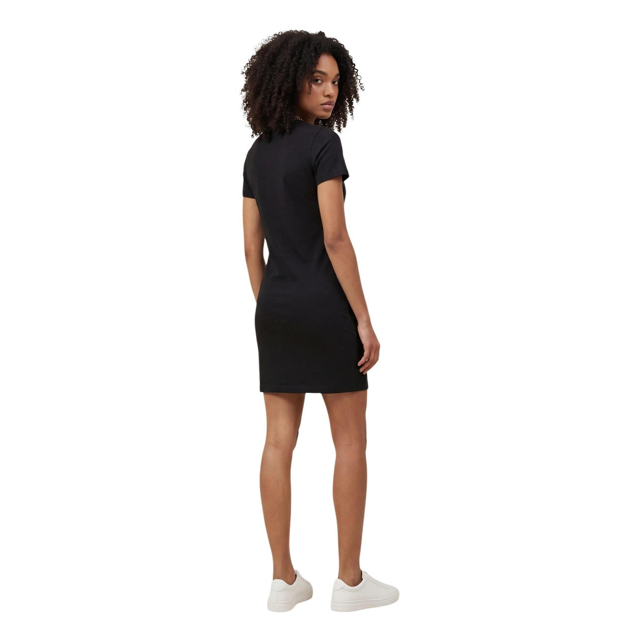 Calvin Klein Jeans Vestidos Mujer Negro Con Estampado Distintivo Y Comodidad Diario