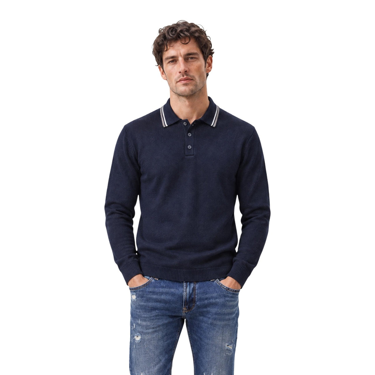 Jersey Armani Exchange Hombre Azul (Ref. 2478163)