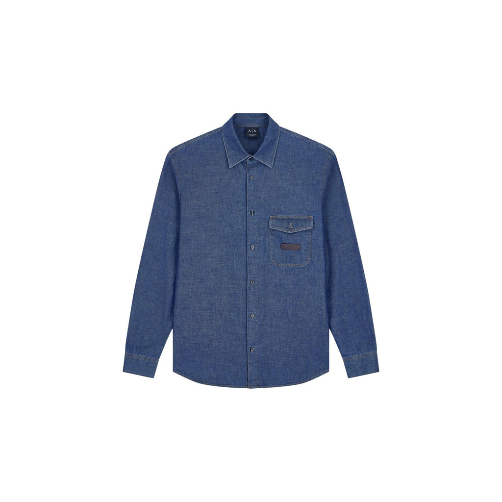 Camisa Armani Exchange Hombre Azul (Ref. 2478204)