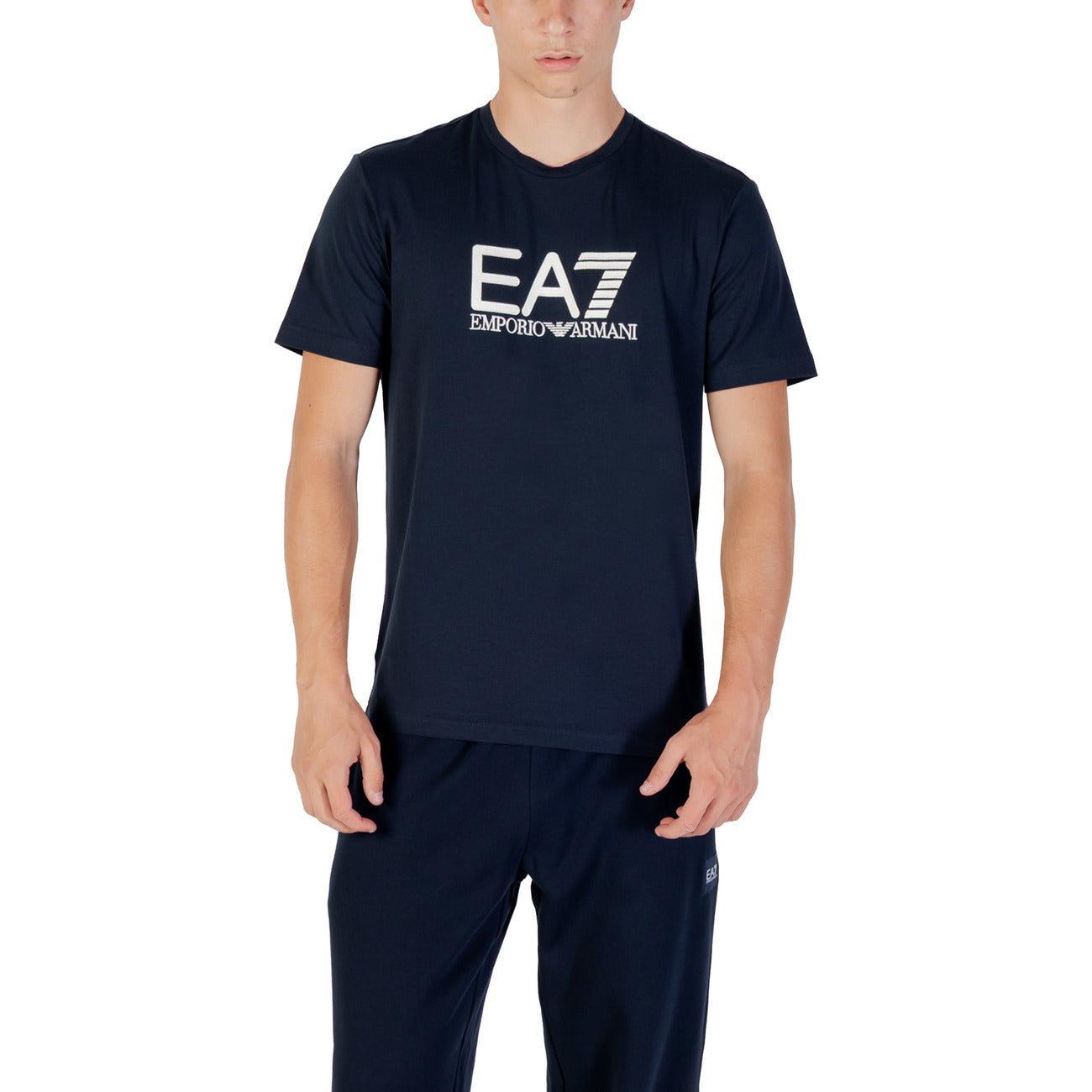 Ea7 Camisetas Manga Corta Cómodas Para Hombre