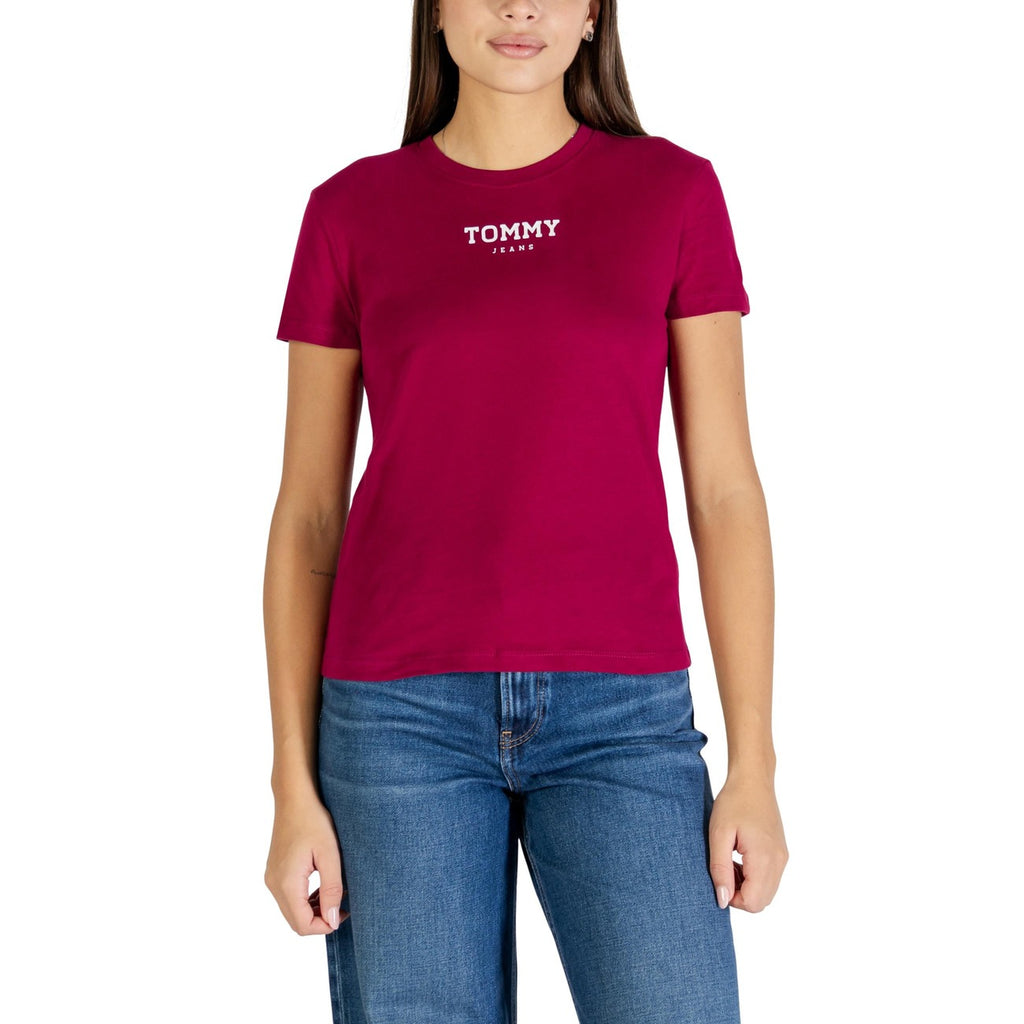 Tommy Hilfiger Jeans Women's T-Shirts 100% Cotton Crew Neck Timeless Style