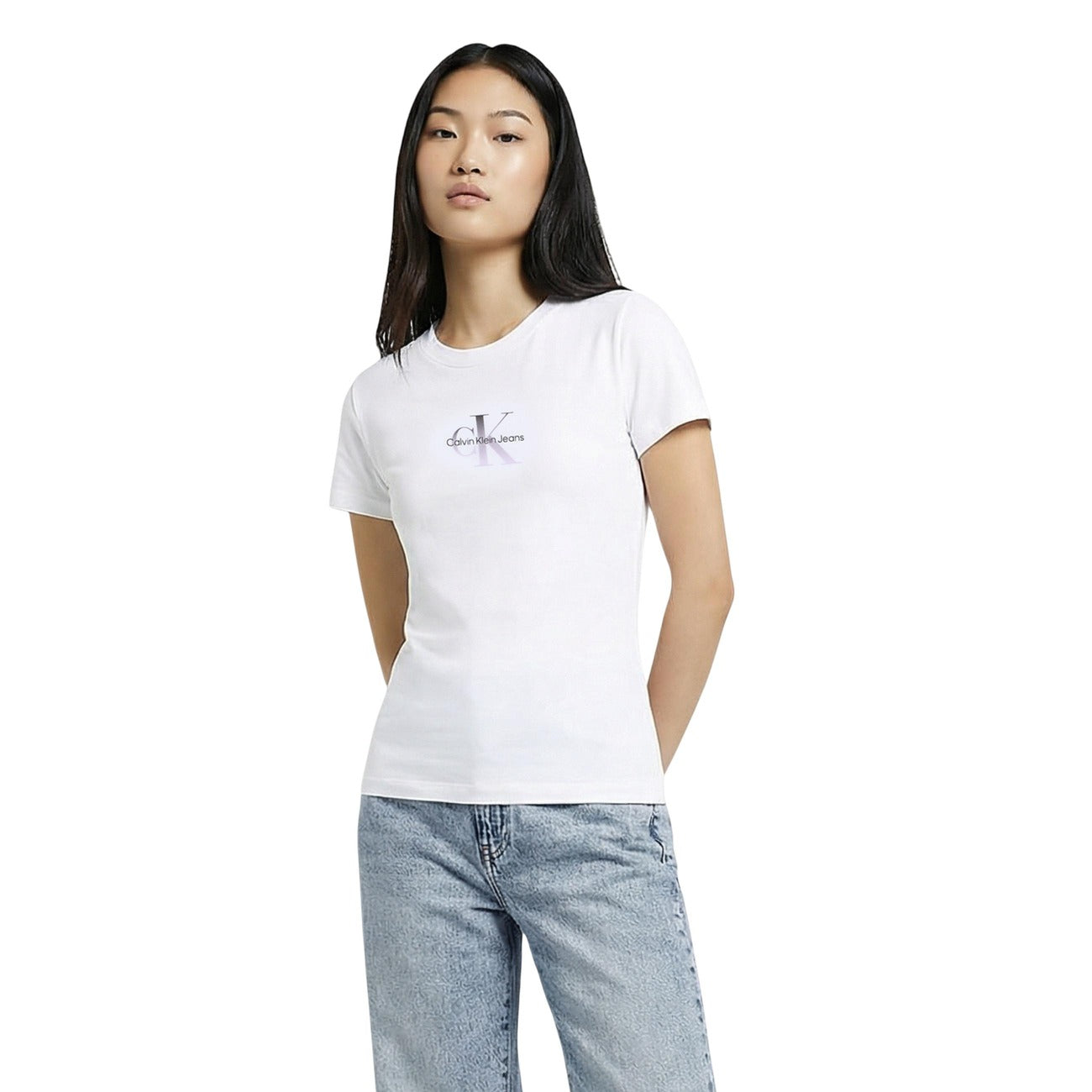 Calvin Klein Jeans Camisetas Mujer Algodón Suave