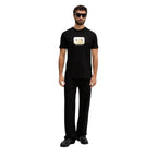 Armani Exchange Camisetas Hombre Negra Estampado