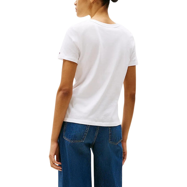 Tommy Hilfiger Camisetas Mujer Algodón Orgánico