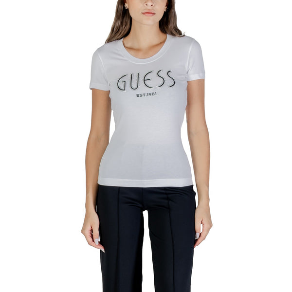 Guess Camisetas Mujer Algodón 100% Blanca