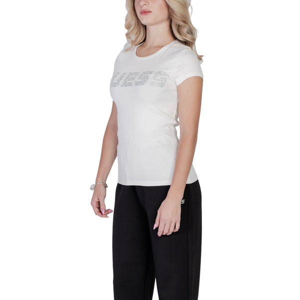 Guess Camisetas Mujer Algodón Suave Cuello Redondo