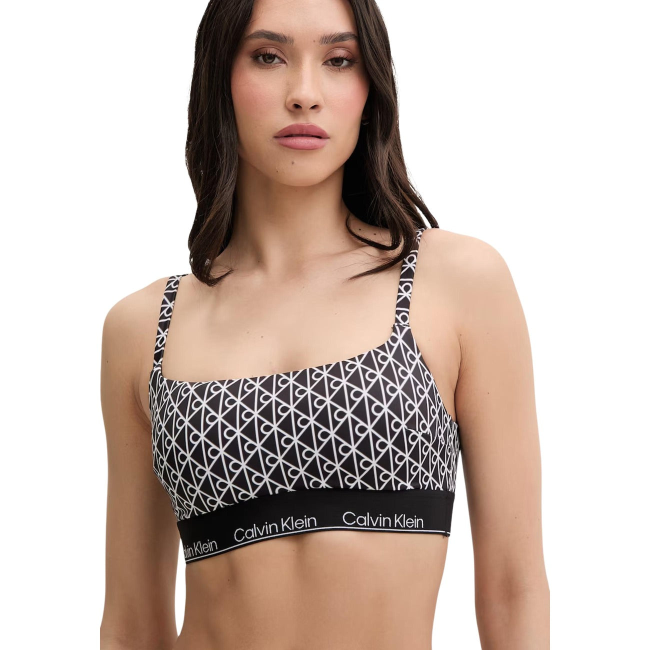 Calvin Klein Jeans Bañadores Mujer Negro Con Diseño Contemporáneo Que Acompaña Cada Movimiento