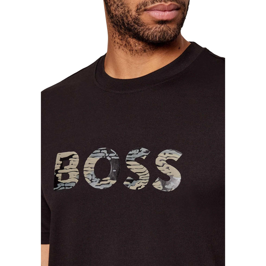 Boss Camisetas Hombre 100%  Algodón Suave Y Transpirable Con Estampado Moderno Versátil