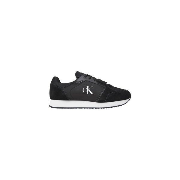 Calvin Klein Jeans Zapatos Hombre Deportivos Nylon Negro Con Cordones Ligeros Cómodos