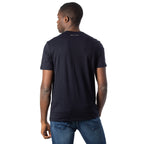Armani Exchange Camisetas Hombre Algodón Suave Transpirable Azul Estampado AX Premium