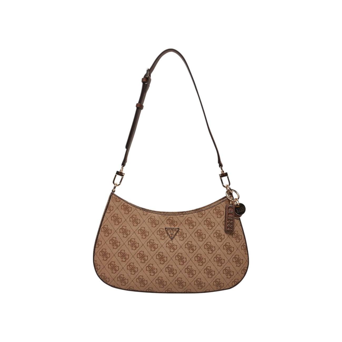 Guess Bolsos Mujer Beis Con Cremallera Y Bolsillos