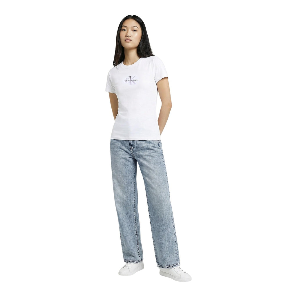 Calvin Klein Jeans Camisetas Mujer Algodón Suave