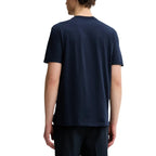Calvin Klein Camiseta Hombre Azul Estampada Suave