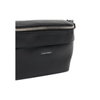 Calvin Klein Bolsos Hombre Cierre Cremallera, Bolsillos Interiores Y Exteriores, Color Negro