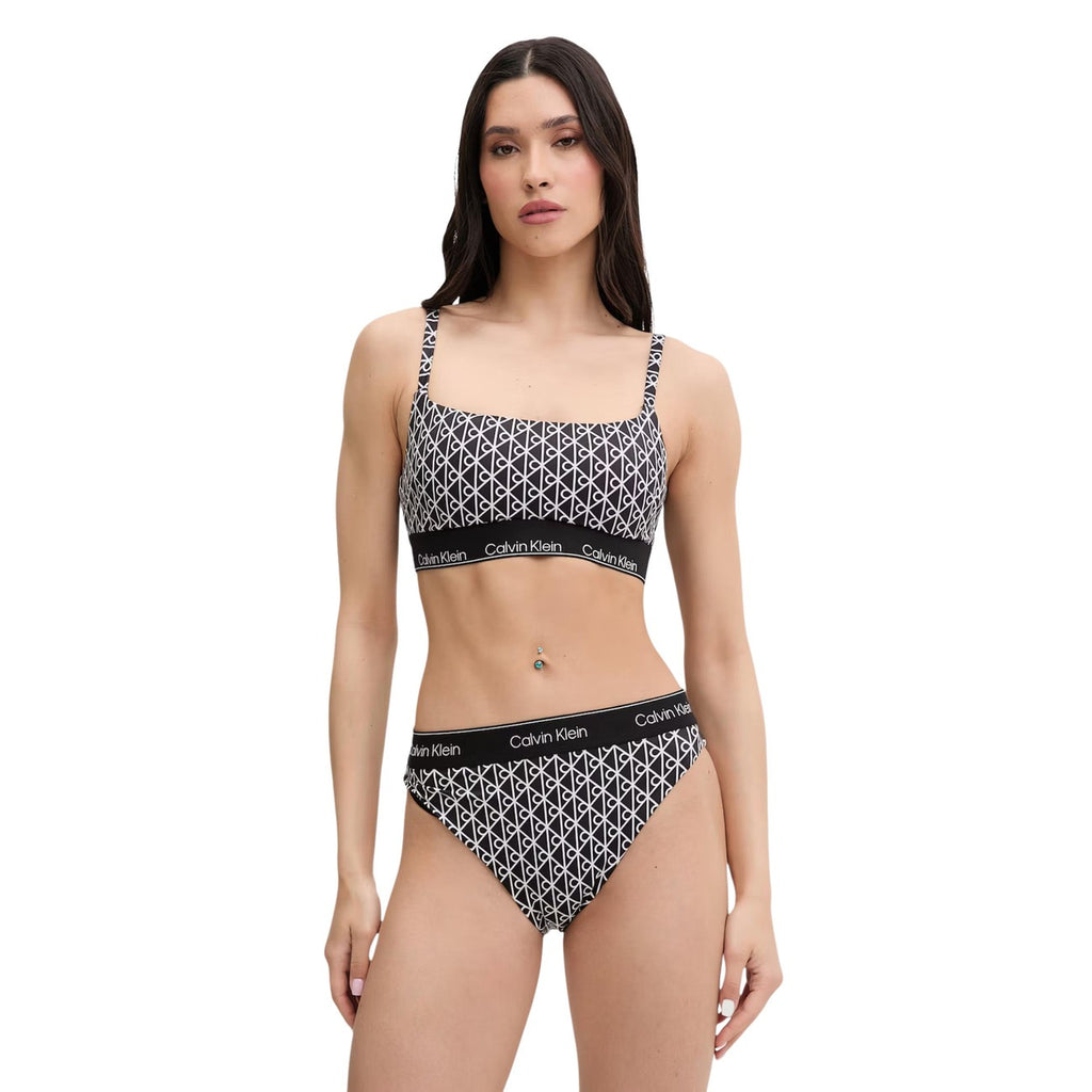 Calvin Klein Jeans Bañadores Mujer Negro Con Diseño Contemporáneo Que Acompaña Cada Movimiento
